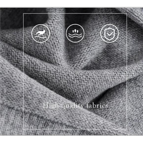 Khaki Knit Shawl Wrap Sweater Lightweight Poncho Cardigan for Women Travel - Picture 5 of 7